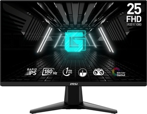 MSI monitor G255F, 25" Rapid IPS, FHD, 180Hz, 1ms, FreeSync, 2xHDMI, DP, Anti-glare