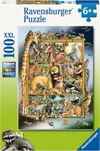 Ravensburger 100 kom puzzle Animals on the Shelf