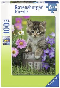 Ravensburger 100 kom puzzle Kitten amongst the Flowers