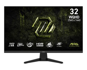 MSI monitor MAG 325QF E18V, 32" WQHD 180Hz, 2xHDMI, DisplayPort