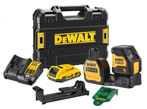 DEWALT aku laserski nivelir DCE089D1G18, 12V/18V, 2.0Ah, kovčeg