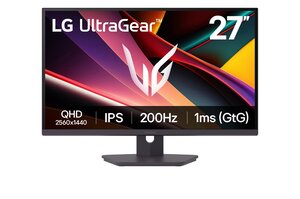 LG monitor Ultragear 27G610A, 27'' QHD, IPS, 200Hz, 1ms, 2xHDMI, DP, HAS, HDR400, pivot