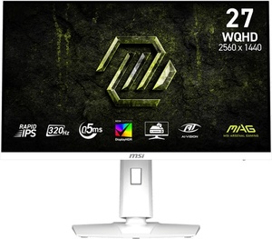 MSI monitor MAG 274QRFW X32, 27" IPS, WQHD, 320Hz, 0.03ms, HDMI, DP, pivot