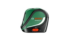 BOSCH križni laserski nivelir UniversalLevel 2 Set + 2 x baterija 1,5V, točnost +/- 0,5 mm/m