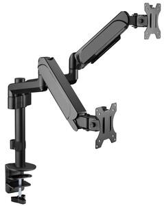 BIT FORCE stolna ručka za 2 monitora s plinskom oprugom, BRACKET DMG-32-2M, 17-32"
