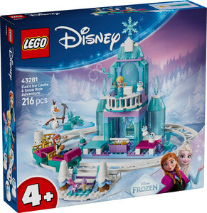 LEGO® Disney Princess Elzin ledeni dvorac i pustolovna vožnja na snijegu 43281