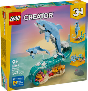 LEGO® Creator Morske životinje: Prekrasni dupini 31385