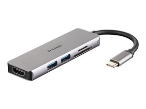 D-Link DUB-M530 USB-C hub 5u1, USB 3.0, HDMI