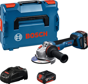 BOSCH Professional aku kutna brusilica GWS 18V-11 S, 125 mm, 2x5.0Ah, L-BOXX