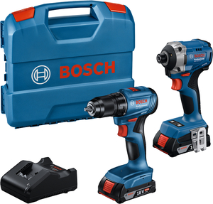 BOSCH Professional kombinirani set alata GDR 18V-215 + GSR 185-LI, 2x2.0Ah, punjač, kovčeg