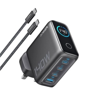 Anker Laptop Charger kućni punjač, 3xUSB-C, 1xUSB-A, PD 3.1, 140W, crni
