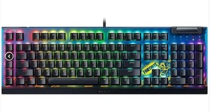 Razer BlackWidow V4 X, Yellow switch, US ANSI, žična mehanička tipkovnica, Fortnite Edition, puna veličina, RZ03-04703600-R3M1