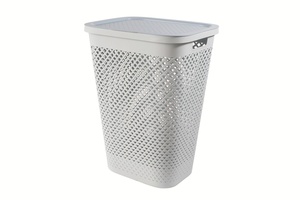 CURVER koš za rublje, Pure, 55 L, 43 x 35 x 58 cm, Sivo plava boja