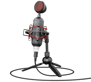 Trust GXT 244 Buzz, USB mikrofon za streamanje, crni
