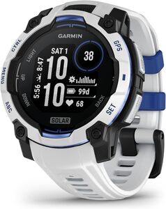 Garmin Instinct 3, 50mm, Solar Whitestone Bolt Blue, 010-02935-03, pametni sat