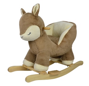 Bertonne konjić na ljuljanje s naslonom, srna