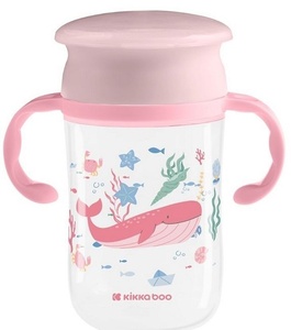 Kikka Boo čaša 360° 300 ml Deep Sea, Pink