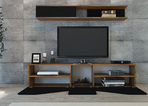 TV jedinica, Taç - Walnut, Black