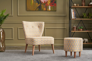 Fotelja, Višebojno, Viola Berjer Papatya