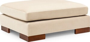 Kutna garnitura TULIP, desna, bež, Tulip Corner Right With Pouf - Beige