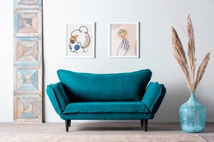 Dvosjed na razvlačenje, Petrol Green, Vino Daybed - Petrol Green GR124\01