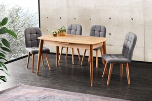 Stol za blagovanje, Hrast safir, Retro - 1192