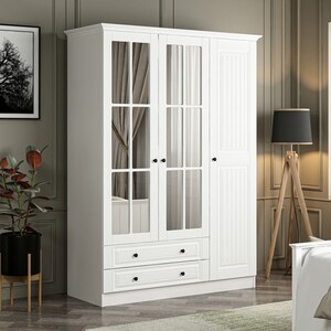 Ormar, Kale 3 Mebran Kapak 190 - White