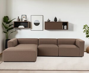 Kutna garnitura Mora XL (Chllijevi-O1-1R) - smeđa