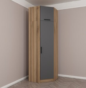 Garderoba, Kale Anthracite Oak - 2304