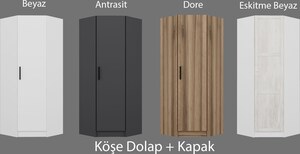 Garderoba, Kale  1 Walnut - 190