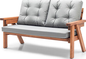 Vrtna garnitura, siva orah boja, Abant (3+1+1) - Grey