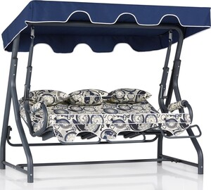 Vrtni trosjed za ljuljanje, višebojno boja, Salvia 3 Kişilik Salıncak Dünya