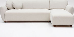 Kutna garnitura EDDY bijela lijevi kut, Eddy Corner Right (L3-CHL) - White