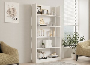 Polica za knjige, İkiz - White