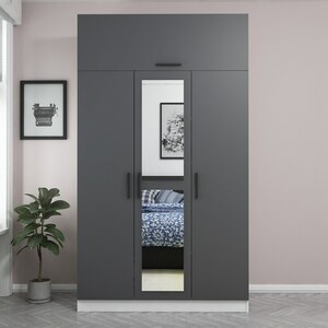 Garderoba, Minar 3 Kapak 235 - Anthracite, White