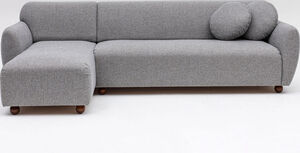 Kutna garnitura EDDY svijetlo siva desni kut, Eddy Corner (CHL-3R) - Light Grey