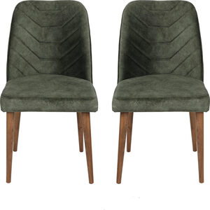 Set stolica (2 komada), Orah Tamnozelene, Dallas 565