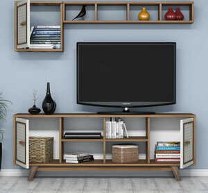 TV jedinica, Ayla - Walnut, Cream