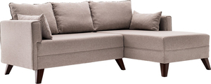Kutna garnitura BELLA CORNER 2 desna, krem, Bella Corner Sofa Right 2 - Cream