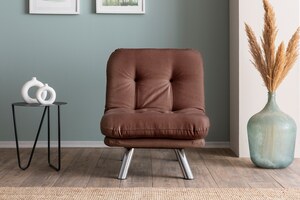 Naslonjač, Misa Small Solo - Light Brown