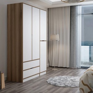 Ormar za odjeću ELINA - 8165, bijela boja, Dore