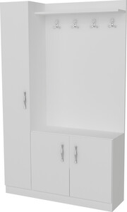 Stalak za hodnik, Naturel - White