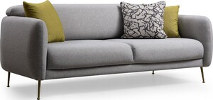 Trosjed SEVILLA- svijetlo siva, Sevilla 3 Seater - Grey