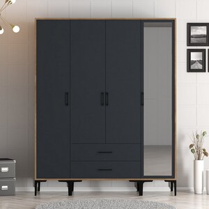 Ormar, Kumsal TT - Walnut, White