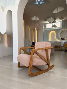 Fotelja NiniMini - ružičasta