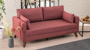 Dvosjed BELLA crveni, Bella Sofa For 2 Pr - Claret Red