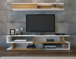 TV jedinica, Sims - White, Teak