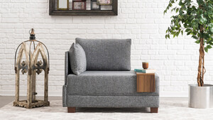 Sofa, Sivo, Fly Armchair Left - Grey