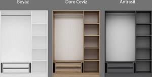 Garderoba, Kale 135 Walnut - 190