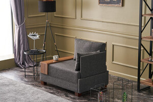 Sofa, Antracit, Fly Right - Anthracite